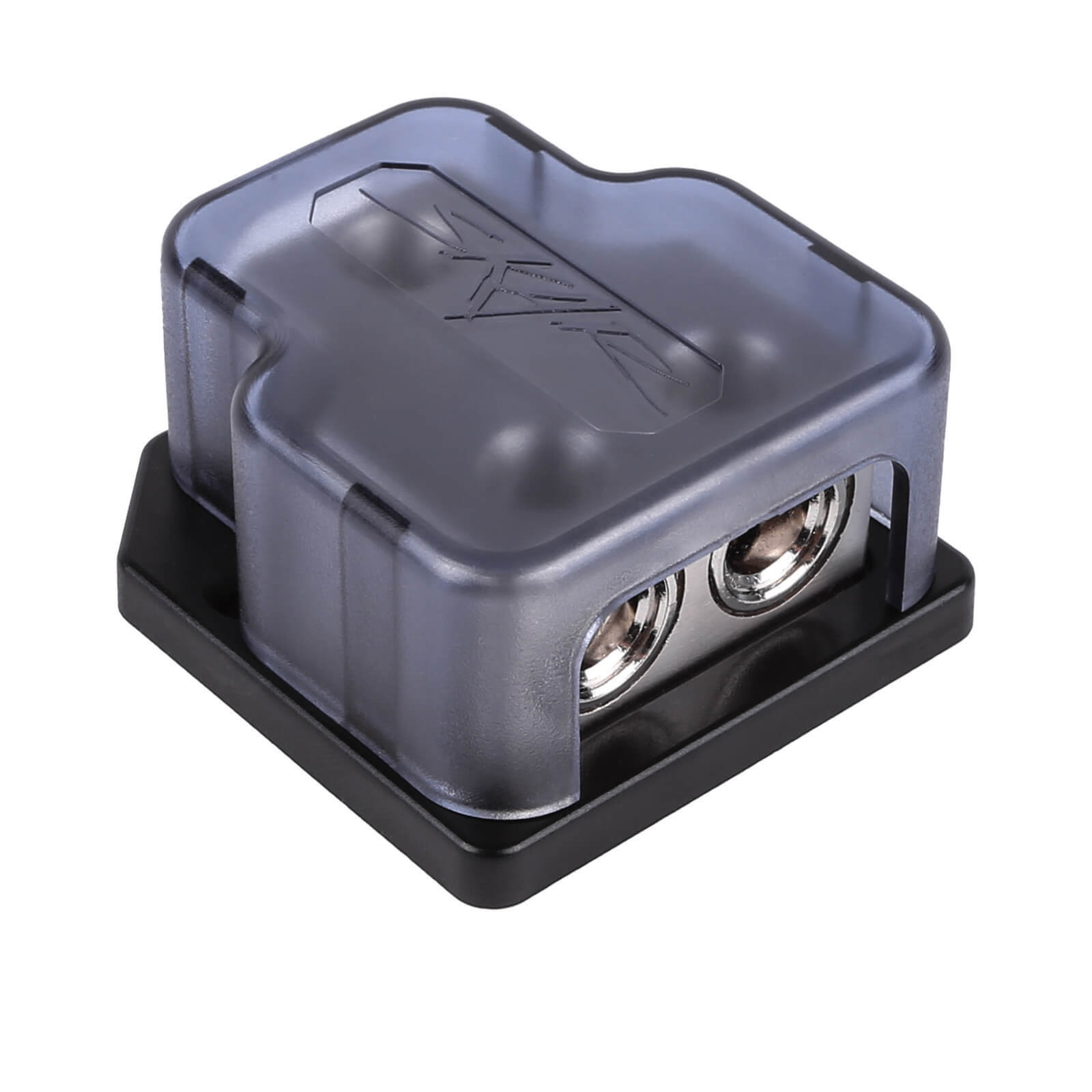 NEW SKAR AUDIO X1 1/0 OR 4 GA INPUT TO X2 1/0 OR 4 GA OUTPUT DISTRIBUTION BLOCK