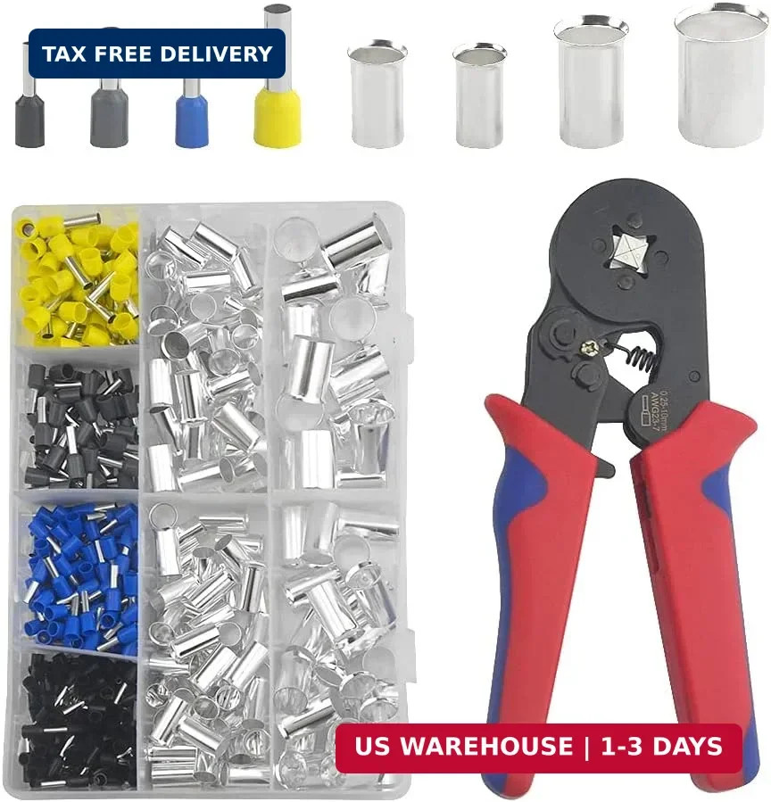 WMYCONGCONG 440 PCS Wire Ferrules Kits Ferrules Wire Ends Terminals Crimp Termin