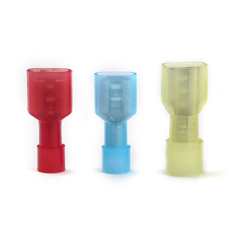 500PCS Nylon Insulated Crimp Spade Connectors Quick Disconnect Wire Terminal kit