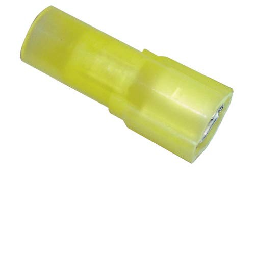3M Female Quick Discon See Thru-Nylon Insulated .250″ 12-10 Gauge Yellow -25PK