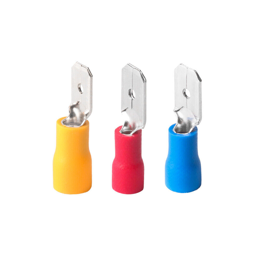 Pre-Insulated Female Male Spade Terminals Wire Crimp Connectors 2.8 4.8 6.3mm