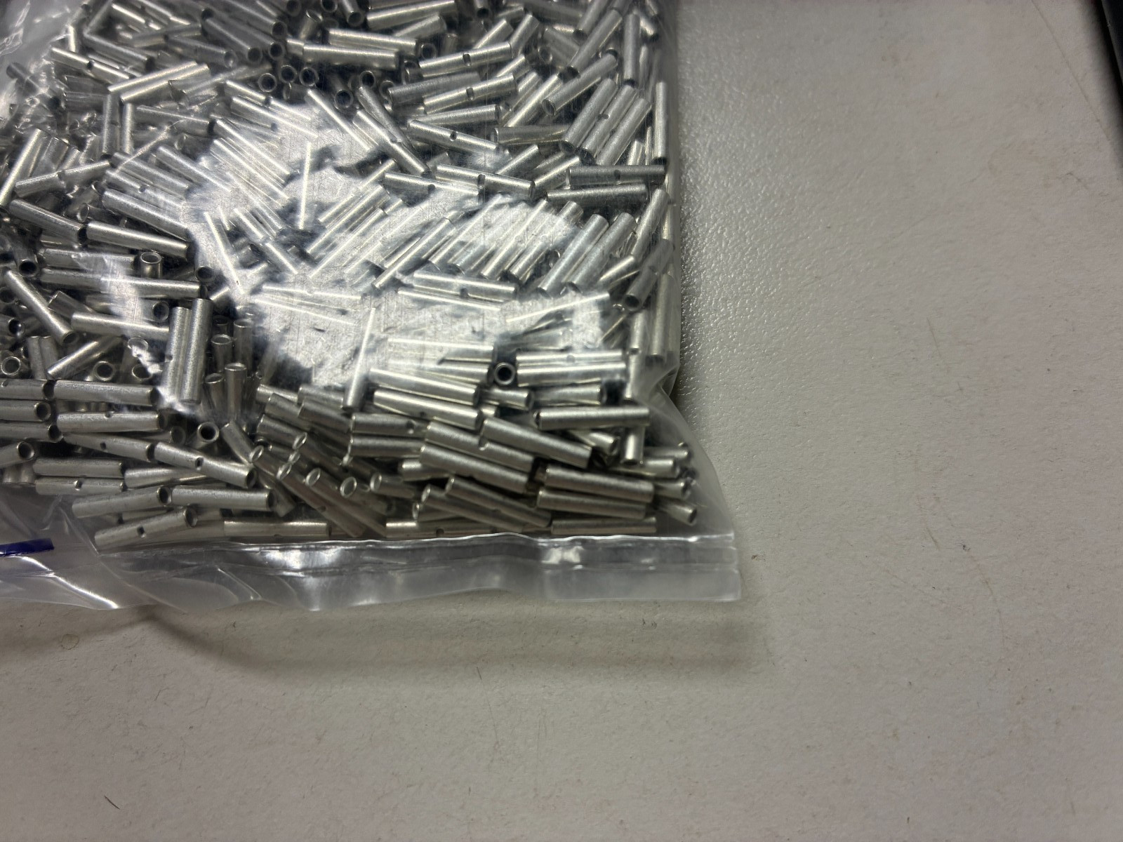 26-22 GAUGE 25 PK SEAMLESS NON INSULATED TINNED COPPER BUTT SPLICE CONNECTOR