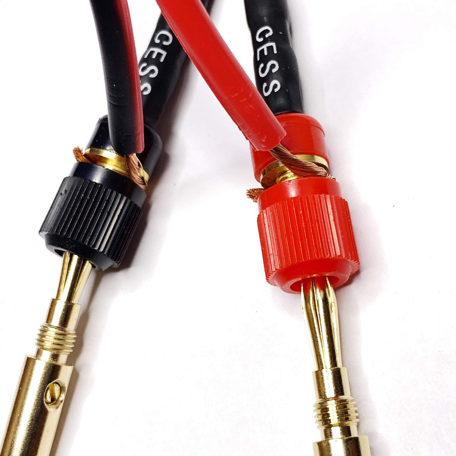 Speaker Adapter Fork Spade to Banana Female 2 Pack