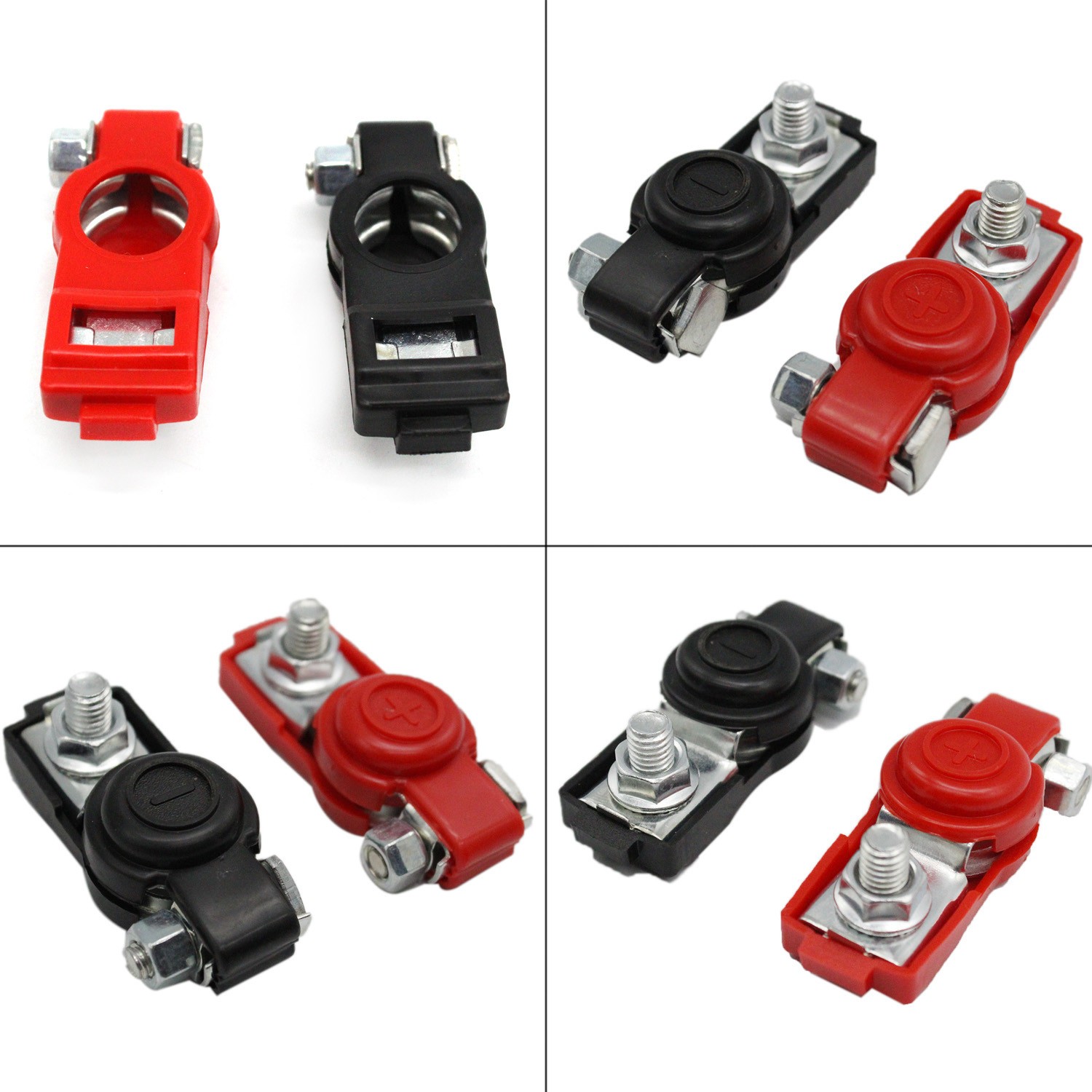Battery Terminals Connectors Clamps Set For Caravan Car Van Motorhome 12V/24V