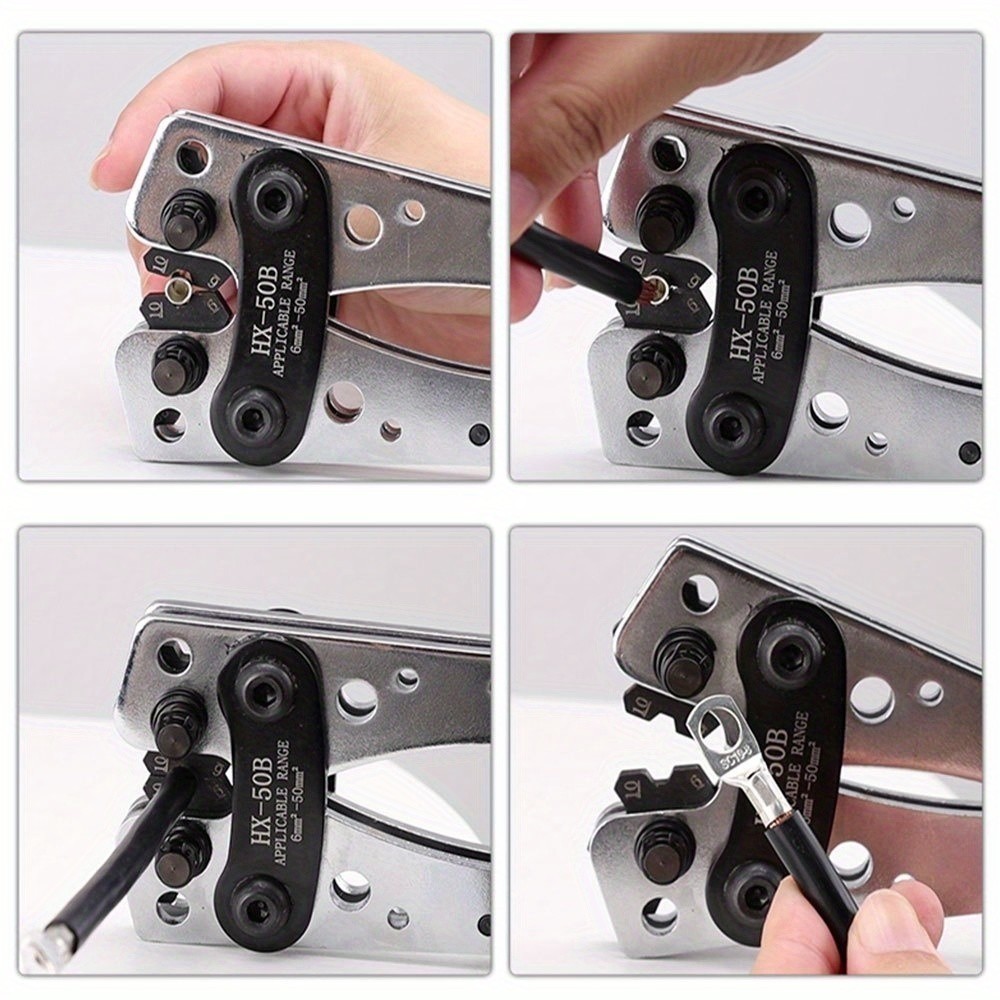 140PCS Car Copper Lug Ring Terminals Cable Electrical Wire Crimp Connectors Kit