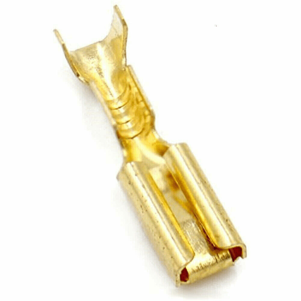2.8mm Non Insulated Female Spade Quick Splice Crimp Terminals Connector 50PCS