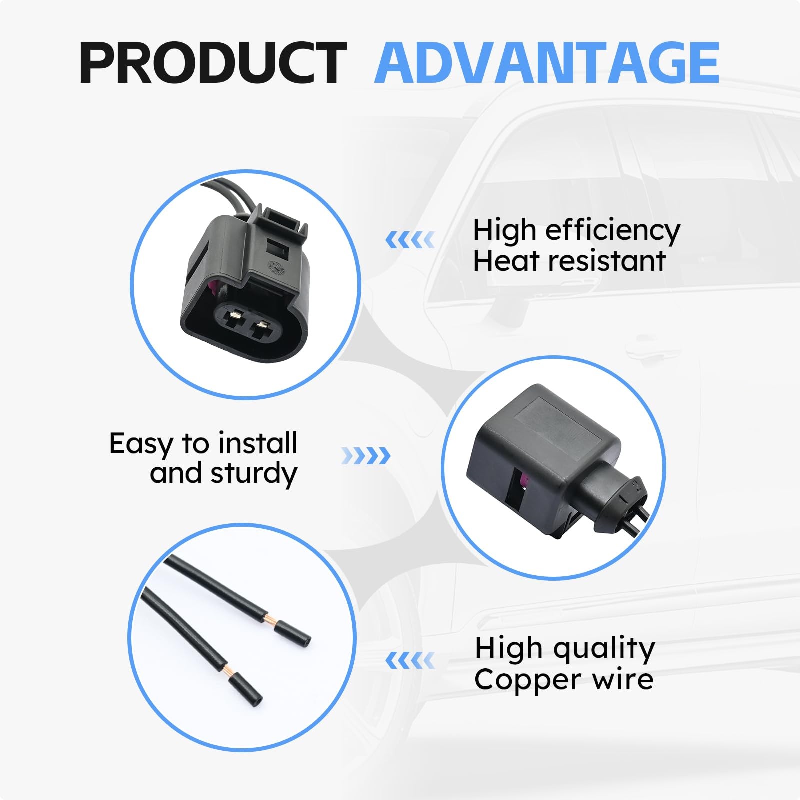 Engine Variable Valve Timing (Vvt) Solenoid Connector A3 Quattro Beetle CC Eo…