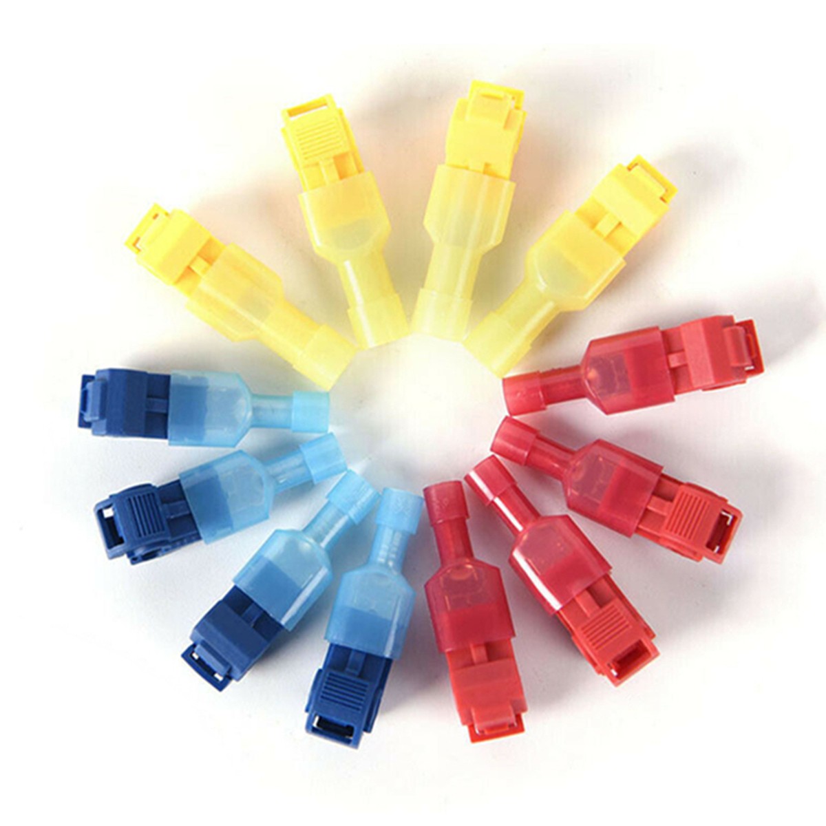 60/480Pcs T-Tap Wire Connector Quick Electrical Snap Splice Lock Crimp Terminals