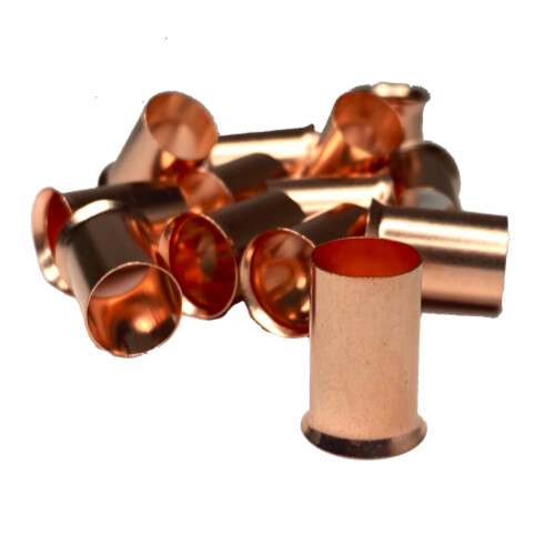 1/0 Gauge Uninsulated Wire Ferrules Crimp Ferrules – Copper – 25 Pack