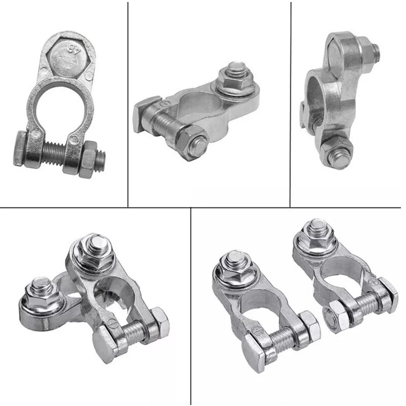 16-18mm Car Battery Connector Terminal Clamp Clips Zinc Pile Head For Truck Boat