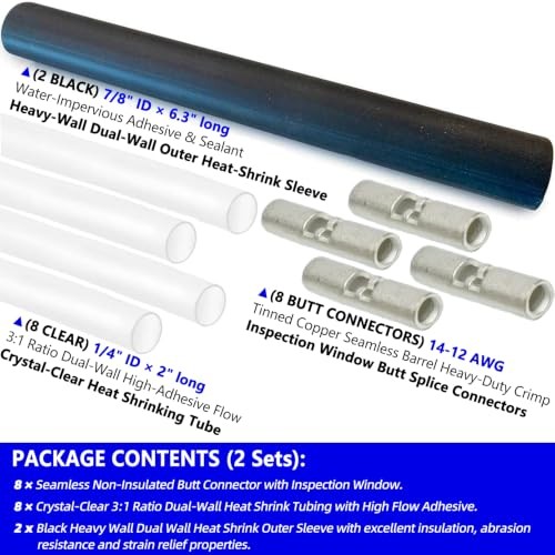 Well Pump Wire Splice Kit & Underground Wire Splice Kit 4-Wires | 14-12 AWG 2