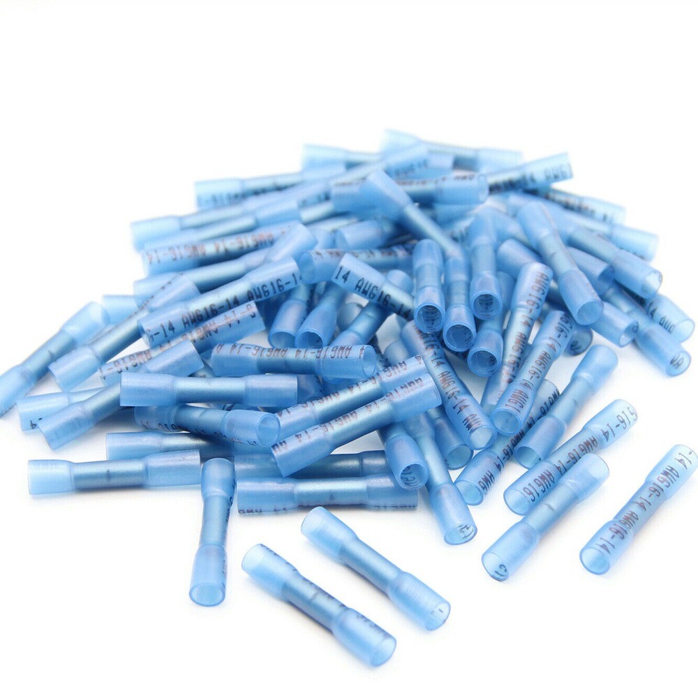 600/200Pcs Waterproof Heat Shrink Butt Wire Splice Connectors Crimp Terminal Kit