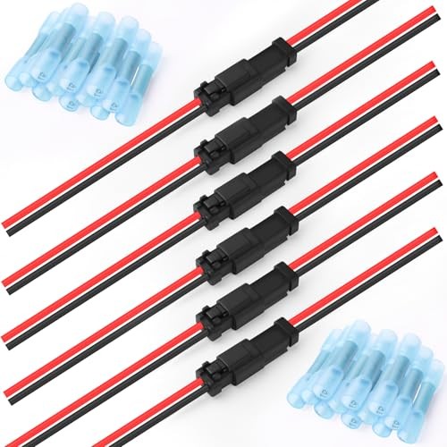 RicoRich ST9020 Anti-Vibration car Waterproof Connector Kit with 24pcs Butt, 2