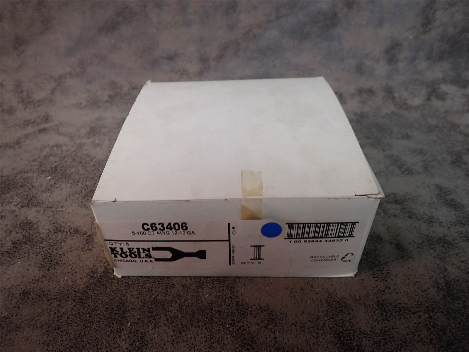 Klein/Vaco C63406 Insulated Spade Terminals 12-10 AWG, 5-100 Packs 500 Total G98