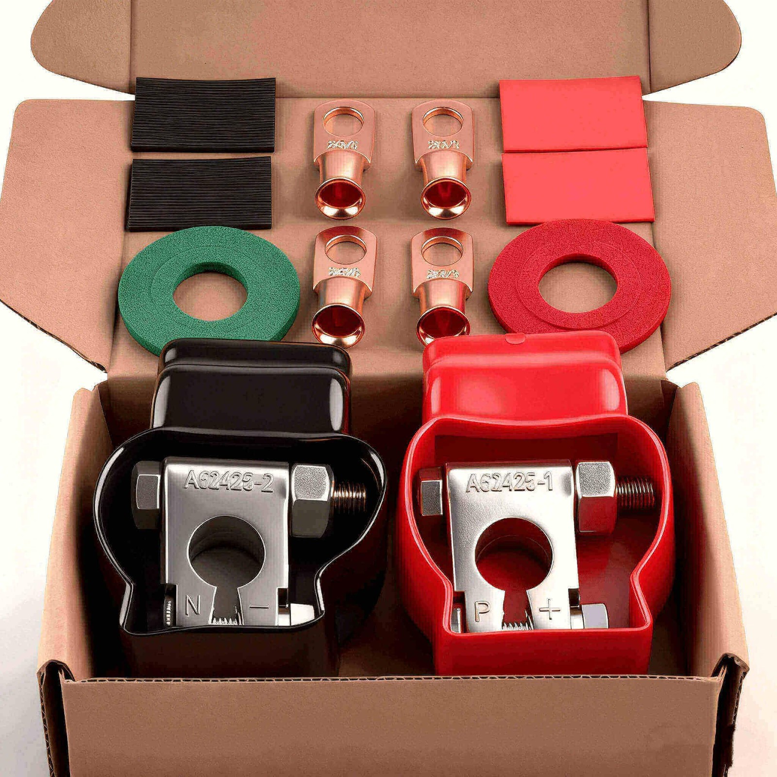 Battery Terminals, Top Post Battery Terminal Connectors, Heavy Duty Auto Car …