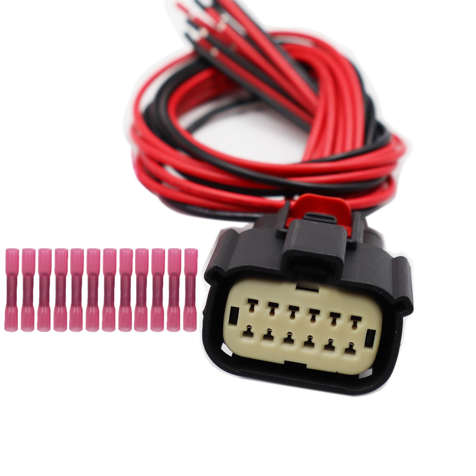LIZAPUS 12-Pin LED Headlights connector Compatible with GMC Sierra 1500 2022-…