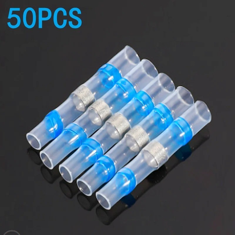 320/500pcs Heat Shrink Butt Wire Connectors Waterproof Crimp Splice Terminal Kit