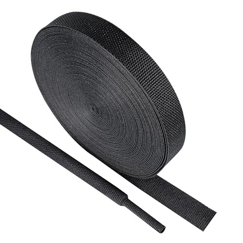 2:1 Ratio Automotive Heat Shrink Braided Sleeving 1”-8ft | Black 2 in 1 Ratio