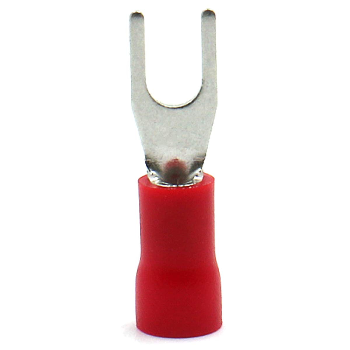 Baomain Fork Spade Terminal Connectors – Insulated, #6 Stud (3.7mm), 22-16 AW…