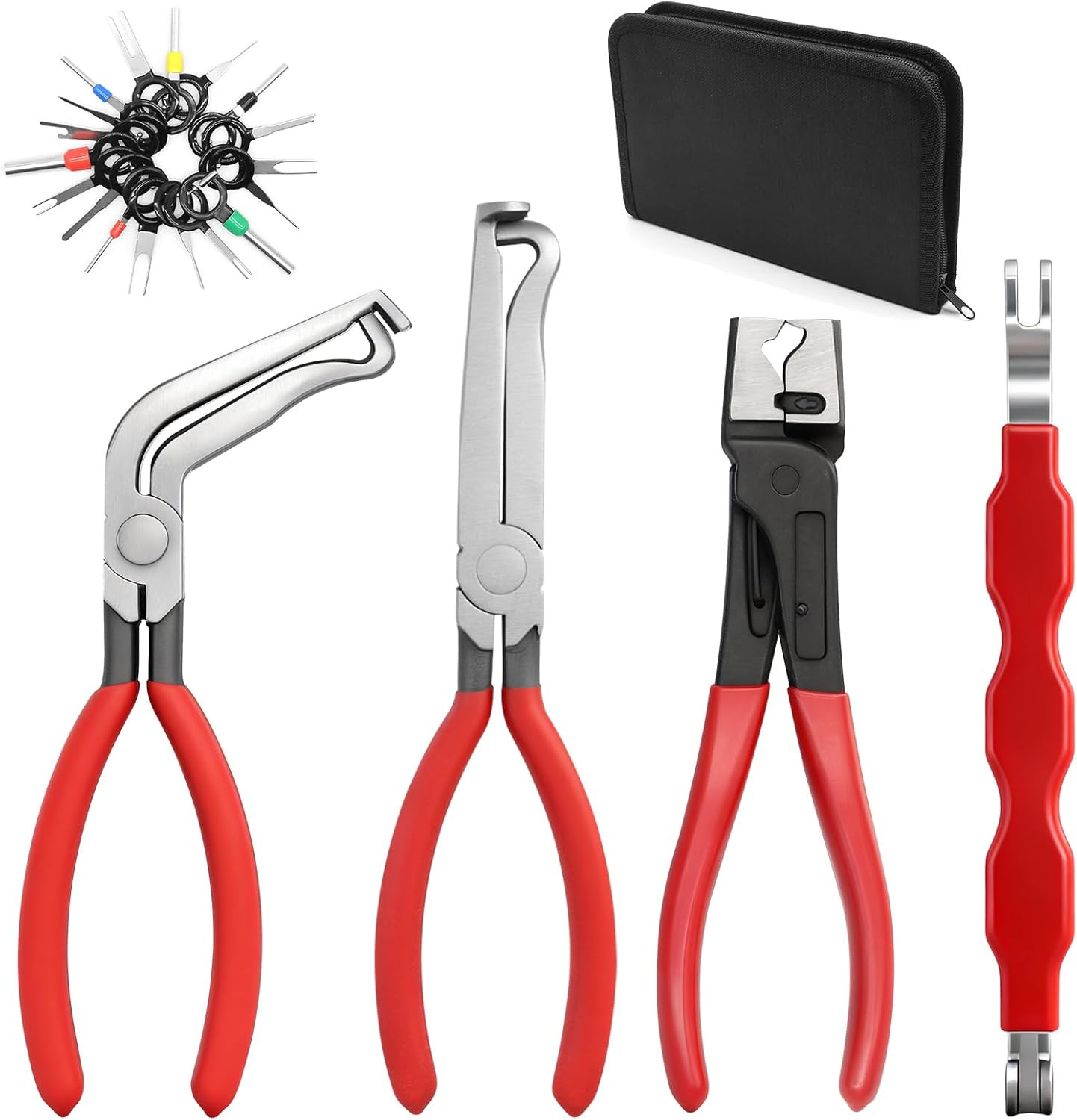 4Pcs Electrical Disconnect Pliers for Cars, Automotive Electrical Connector