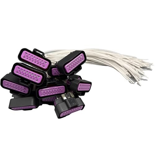 Universal Automotive Wire Harness Connector – 12/18 Gauge, 17″ Length, Multi