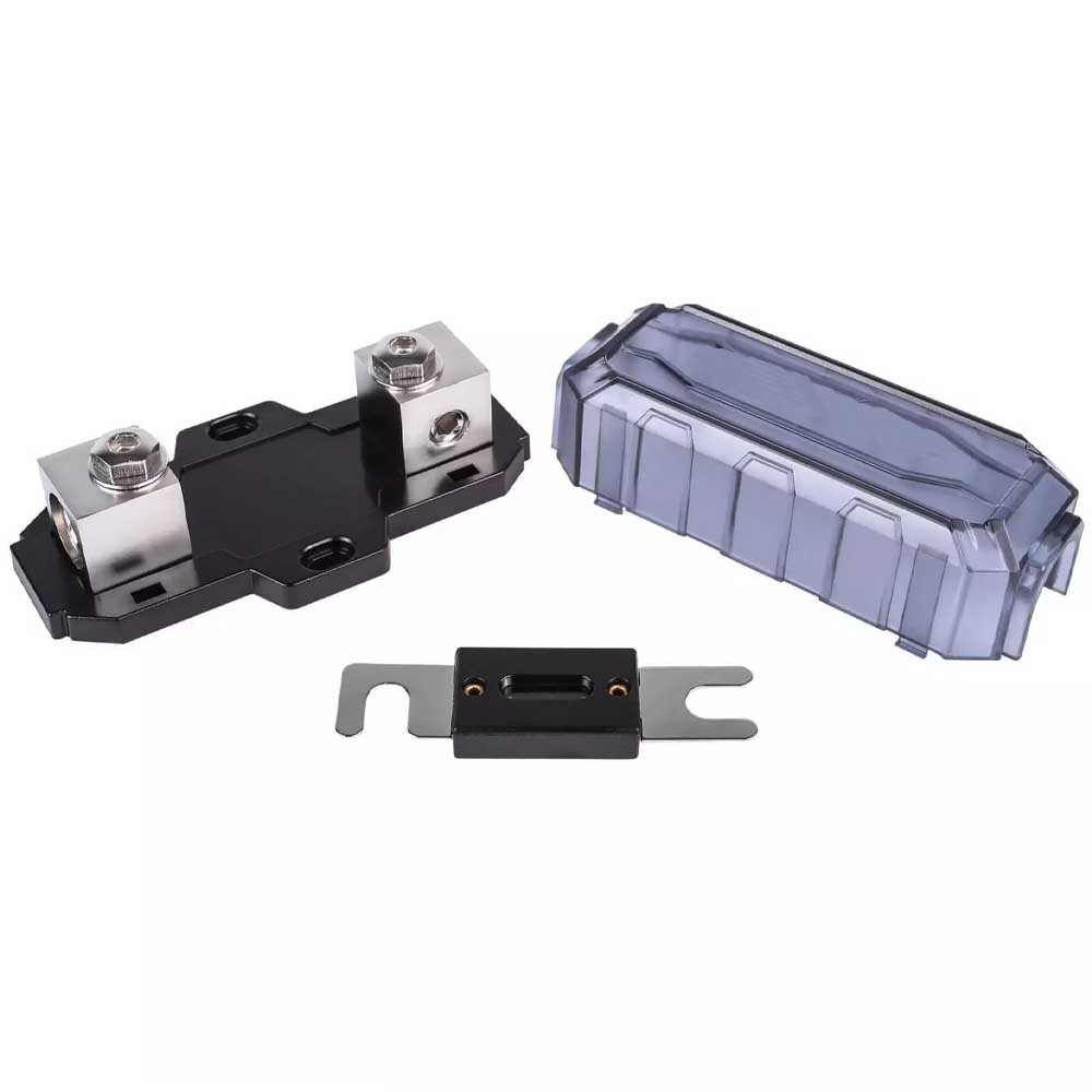 2X Car Audio 0 Gauge Inline ANL Fuse Holder 100/150/200/250/300A Fuse Universal