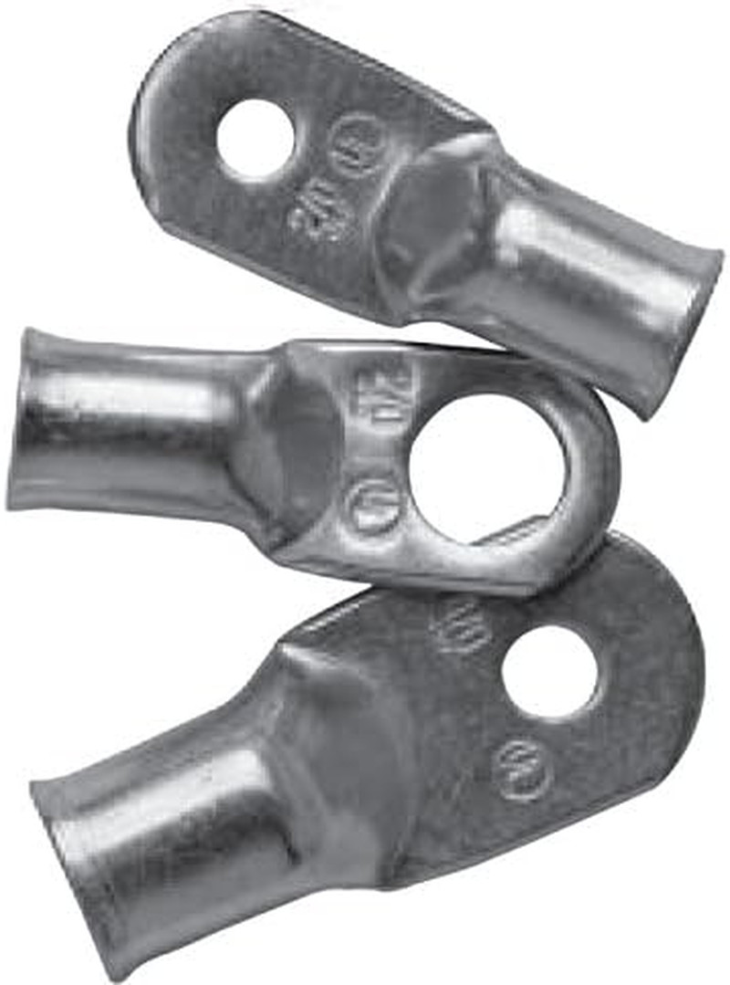 Marine Grade Tinned Copper Lugs, Sizes 8 AWG to 4/0 AWG