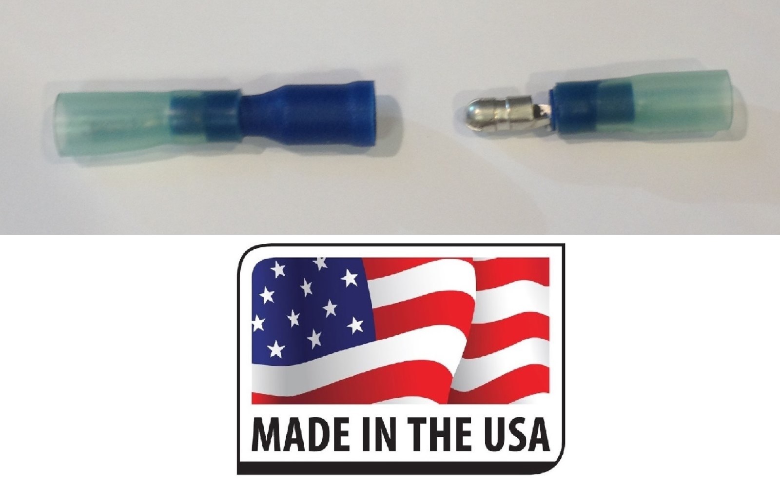 (20) 16-14 AWG 180 SIZE 3M HEAT SHRINK BULLET CONNECTOR (MALE/FEMALE)
