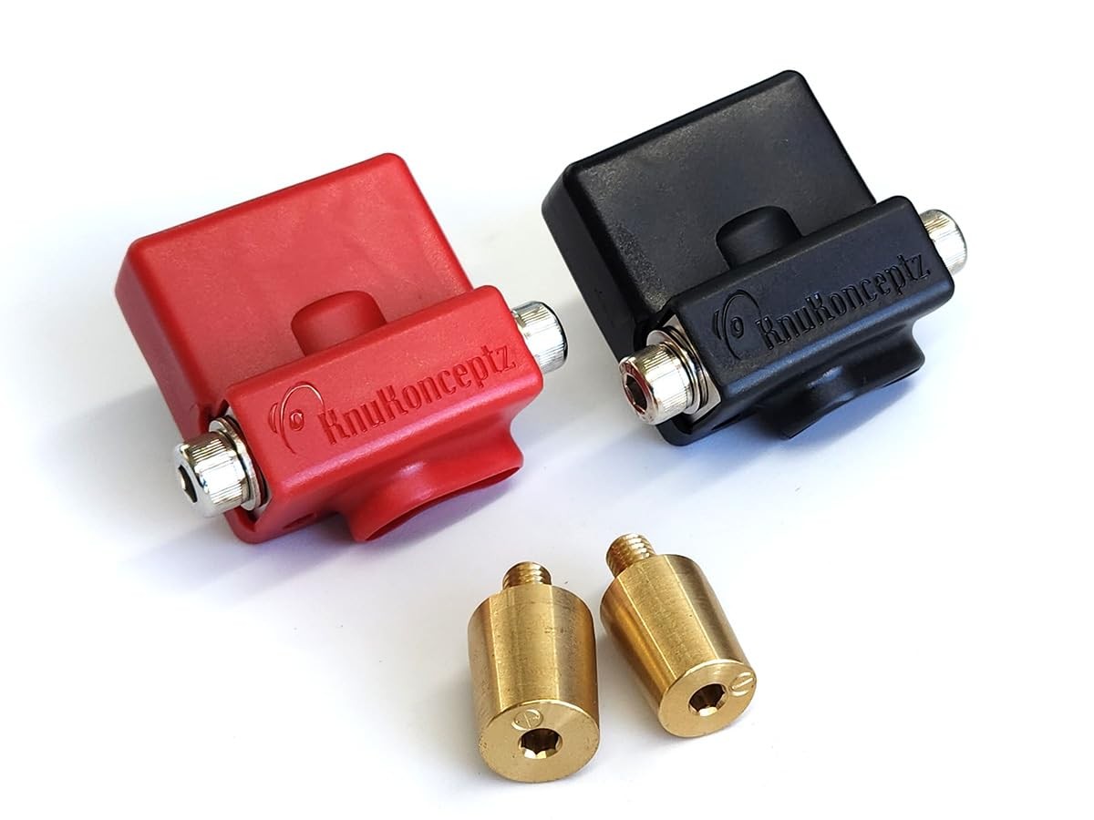 KnuKonceptz Ultimate Battery Terminal v2 Pair- Positive Pair with OEM Posts