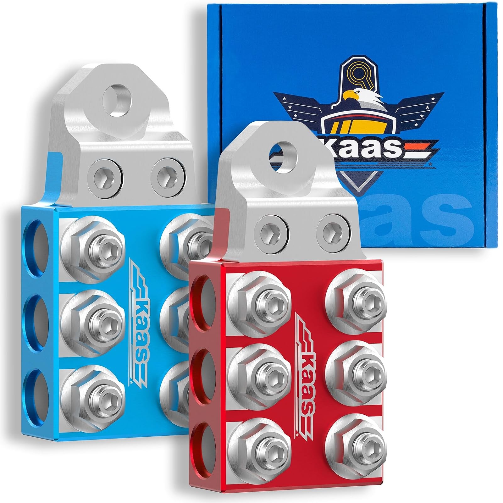 Kaas Heavy Duty Battery Terminal 8AWG to 4/0 AWG M8 Thread