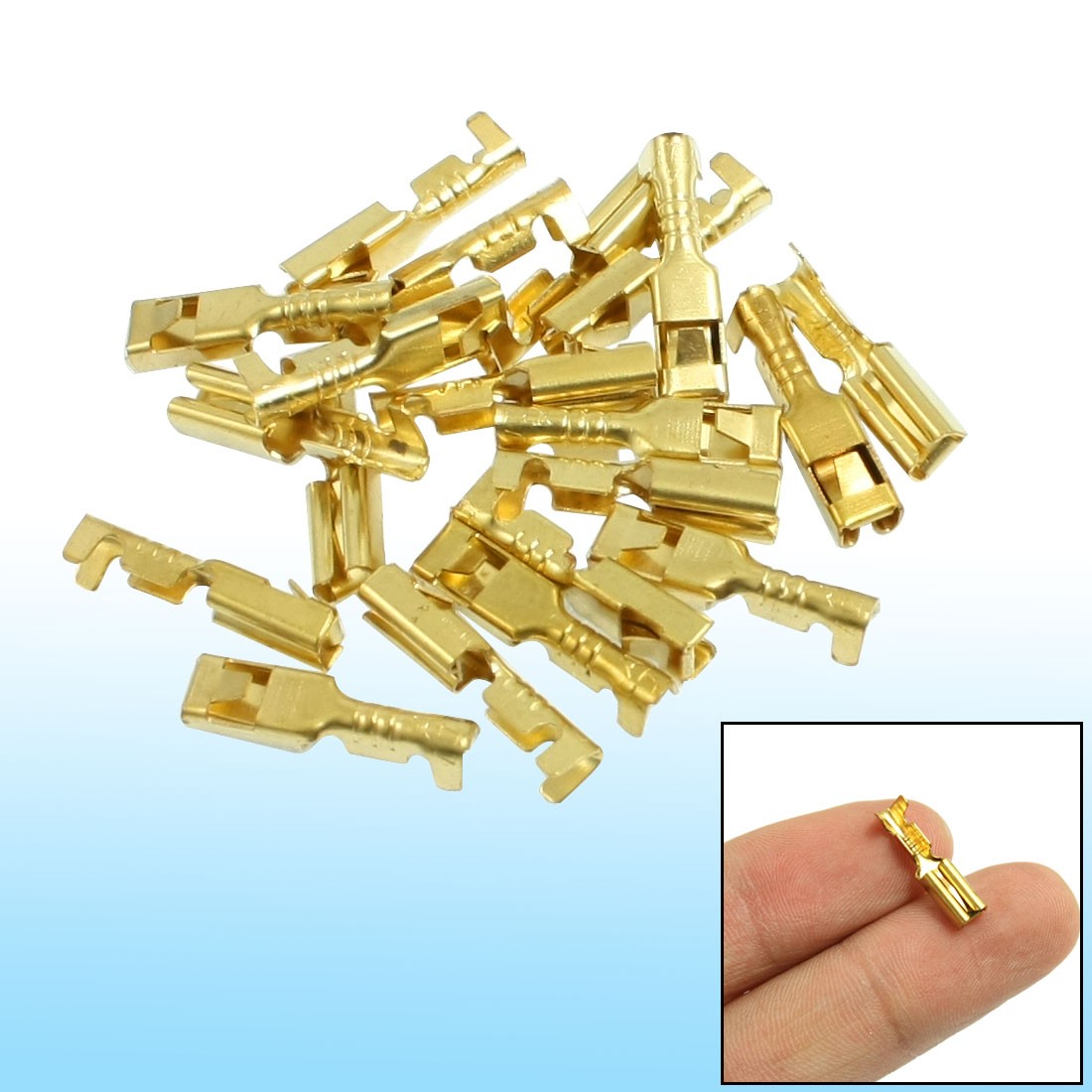20 x Female Spade Cable Wire Terminals for 2.8mm Connectors