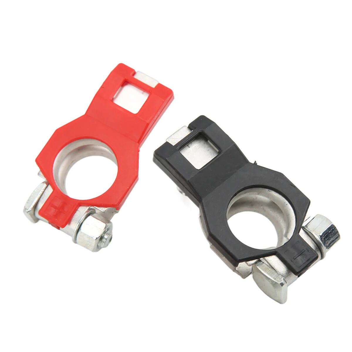 4PCS Battery Terminal Connector Top Post Positive Negative Heavy Duty Universal