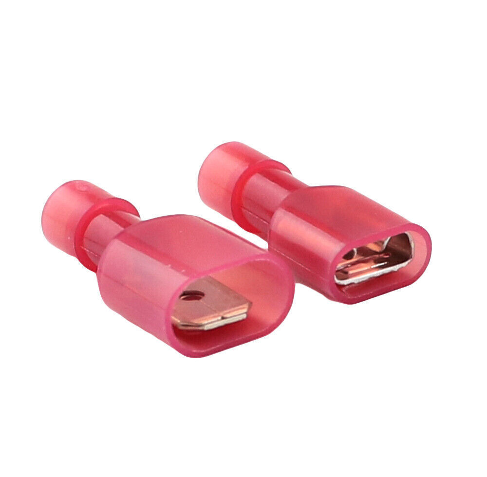 50Pairs Insulated Electrical Male Female Kit Cable Terminal Crimp Connector