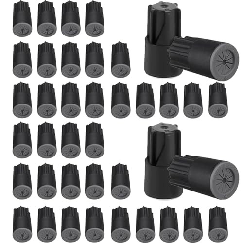 40PCS Waterproof Outdoor Wire Electrical Connectors,Sealant Twist Nuts Black