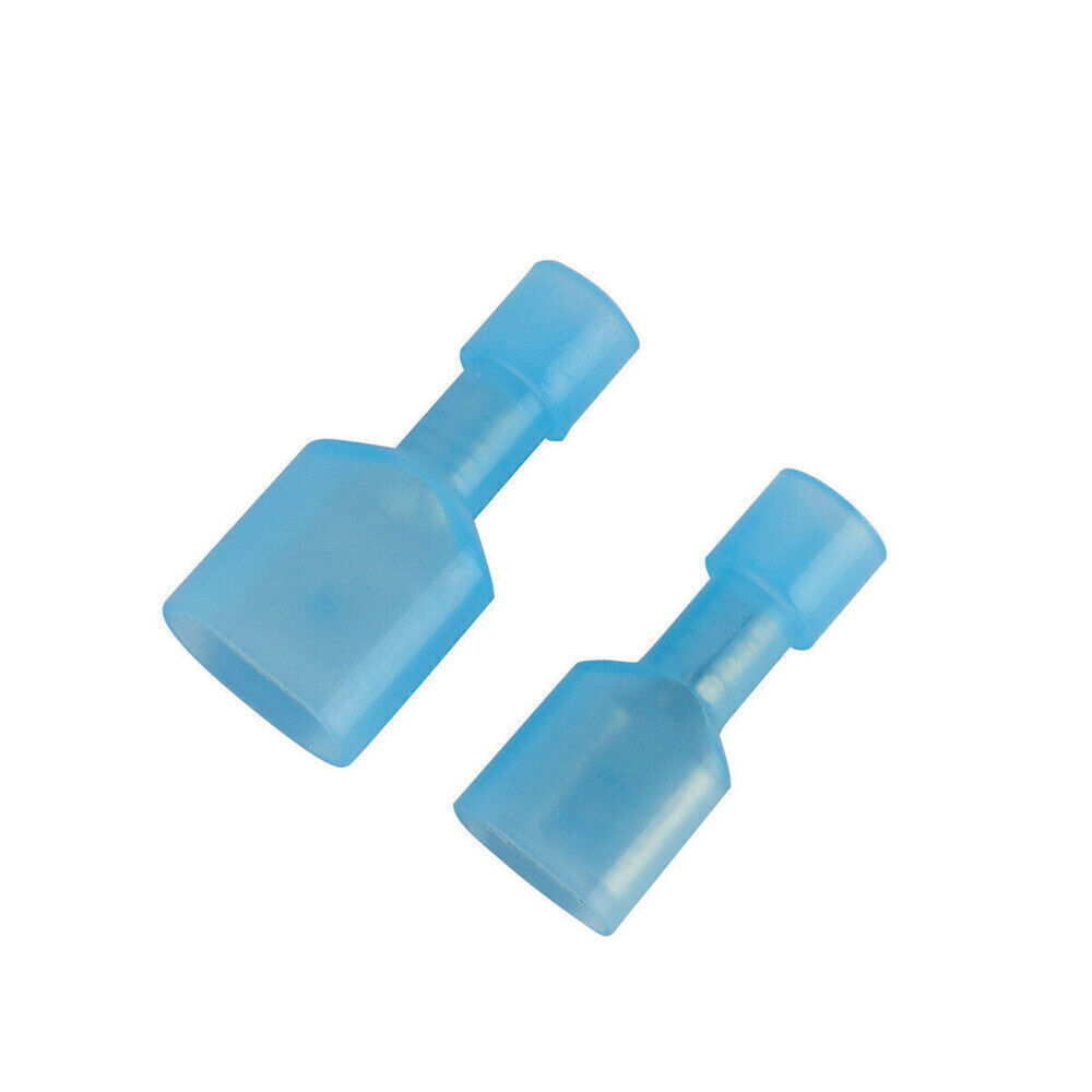 100/300PC Spade Wire Electrical Crimp Terminals Nylon Fully Insulated Connectors