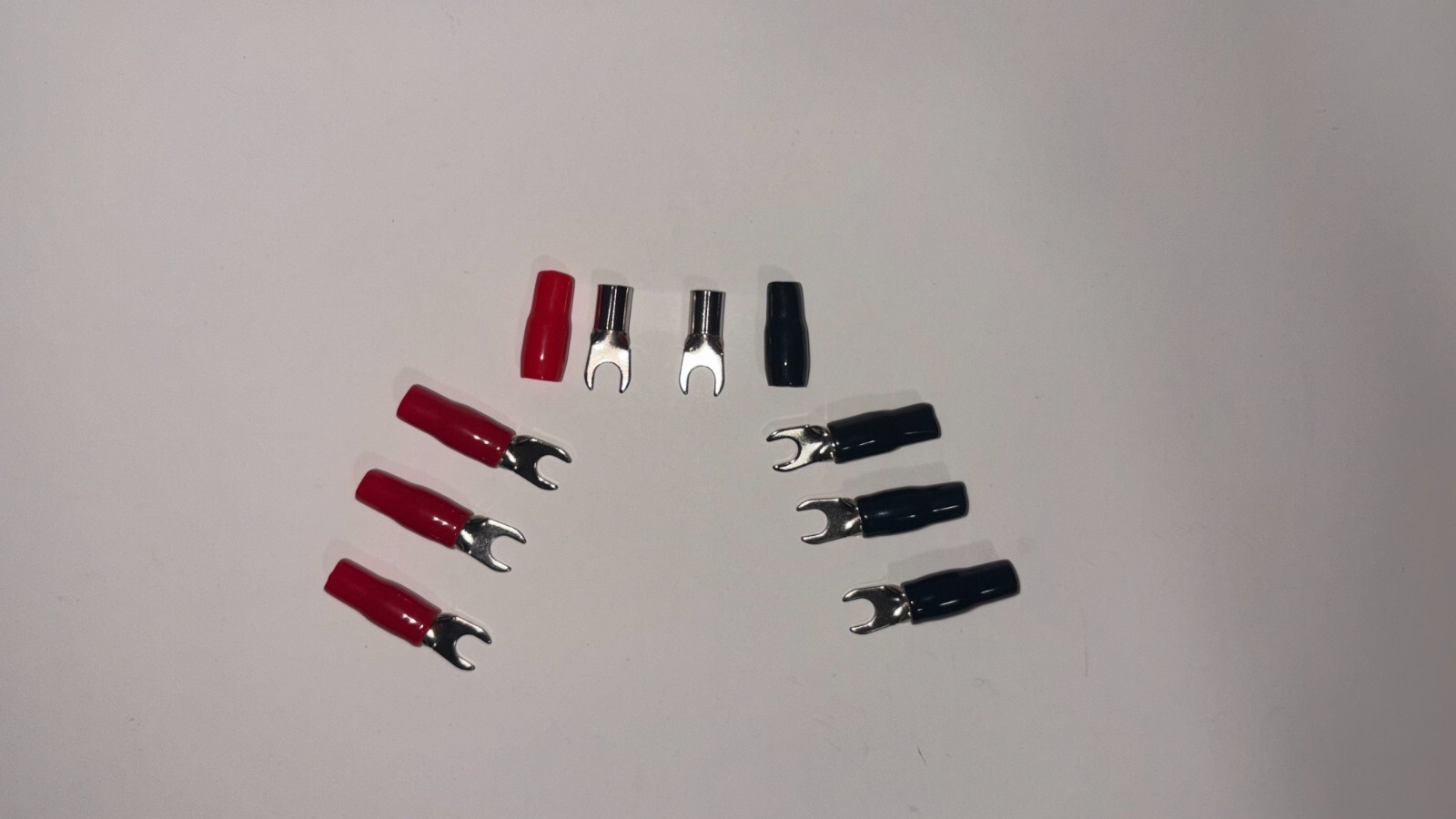 *8 pack* 8 Gauge Spade Fork Terminal Wire Crimp Insulated