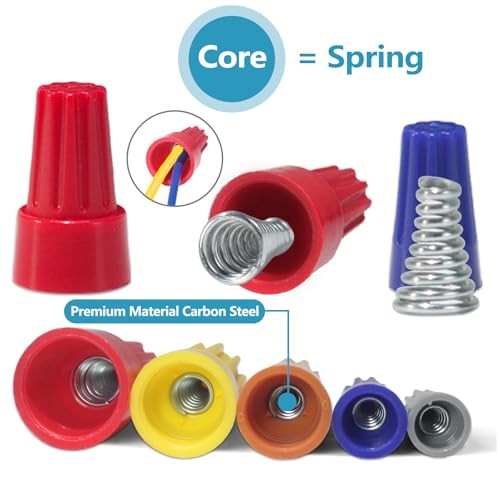 PCS Electrical Wire Caps Wire Connectors Nuts Kit, Insulating Insert Twist 150