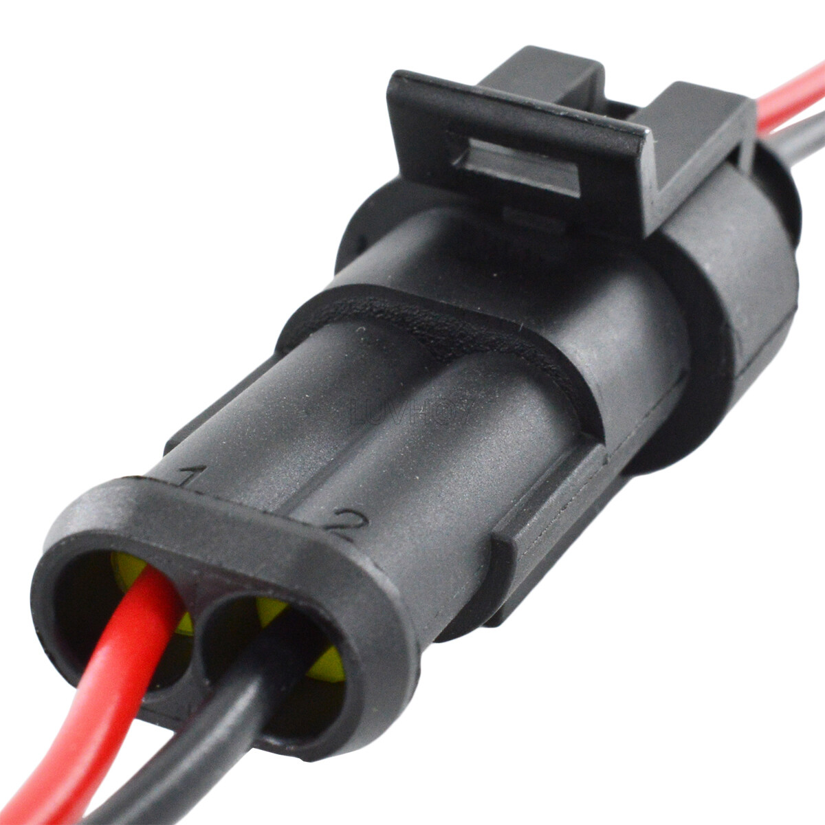20X Car Waterproof Electrical Wire Cable Connector Male Female 2Pin Way Plug Kit