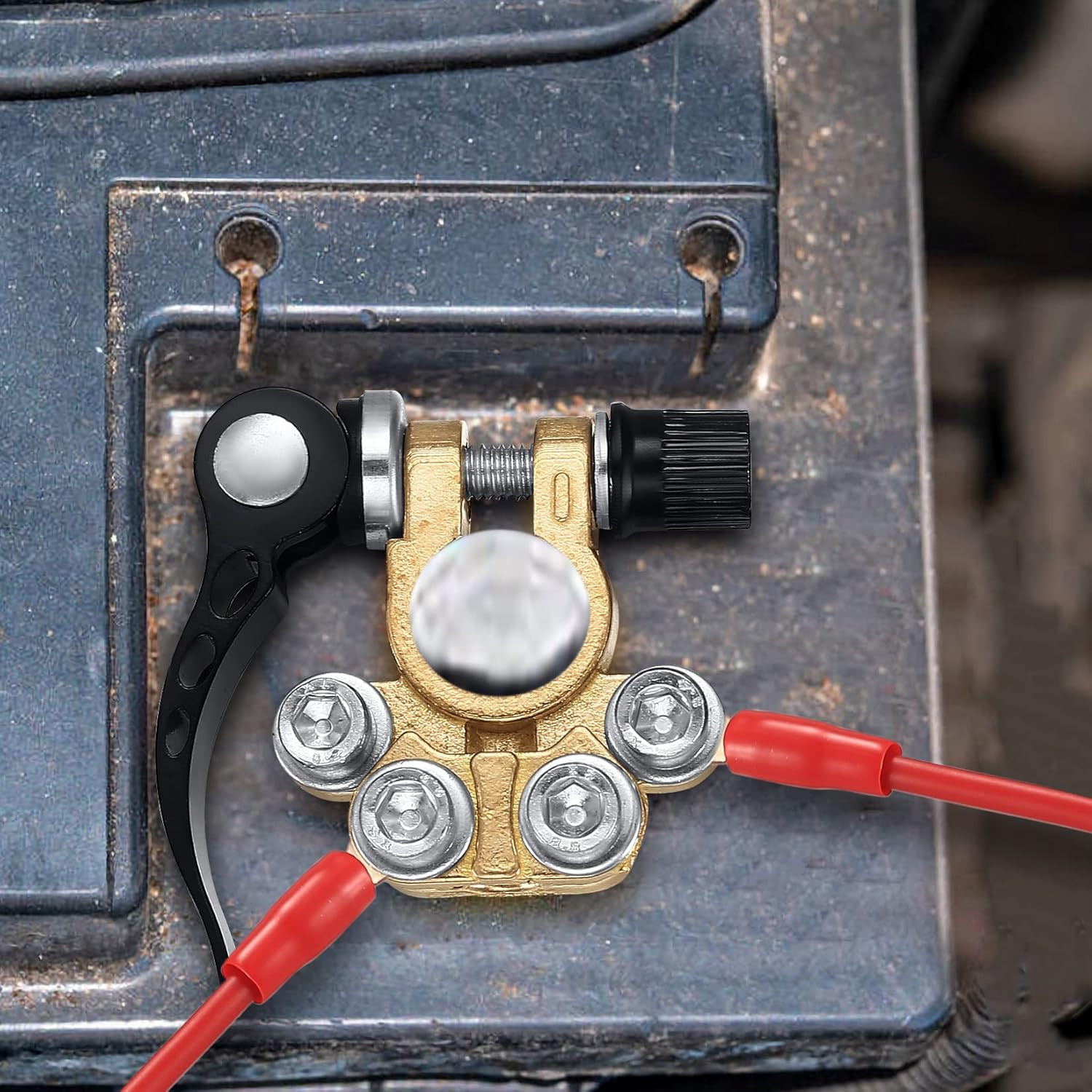 Conectores de terminales de batería de coche, 2 piezas de terminales de batería