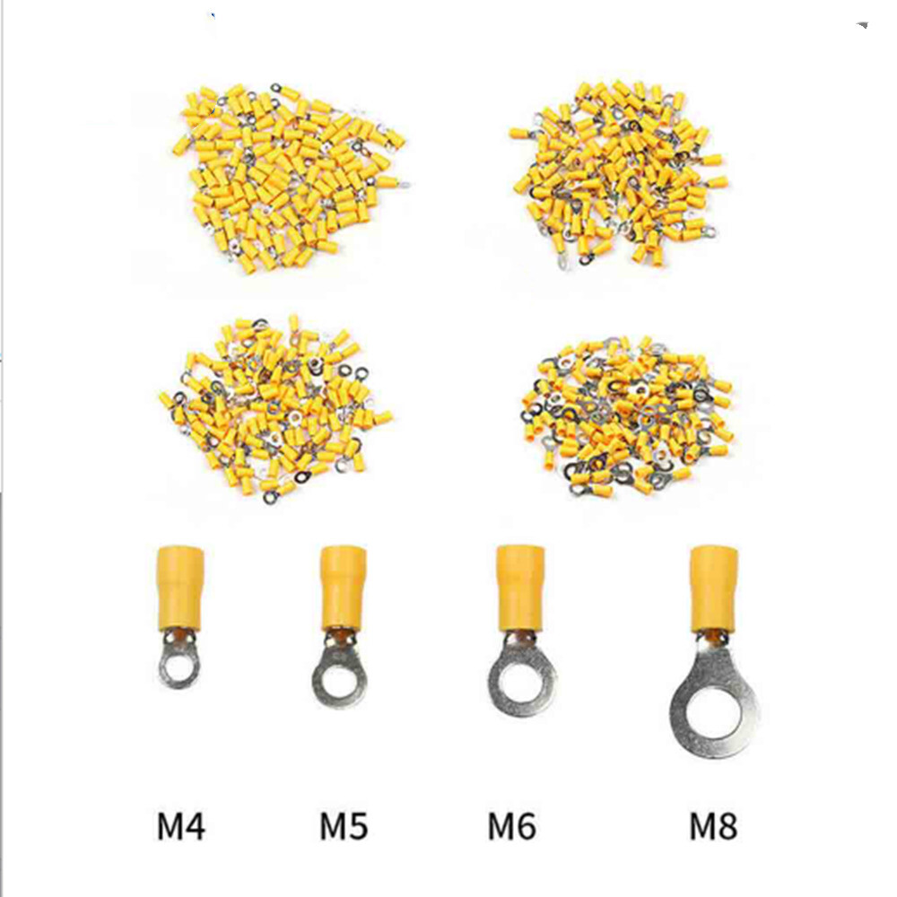Gauge Vinyl Ring Terminals Electrical Connectors Yellow – YOU CHOOSE SIZE 12-10