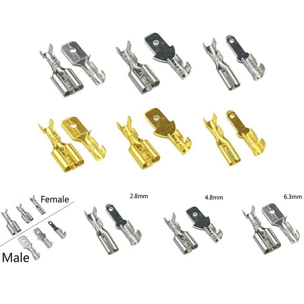 450/900X Assorted Insulated Crimp Spade Terminals Electrical Wire Connectors Kit