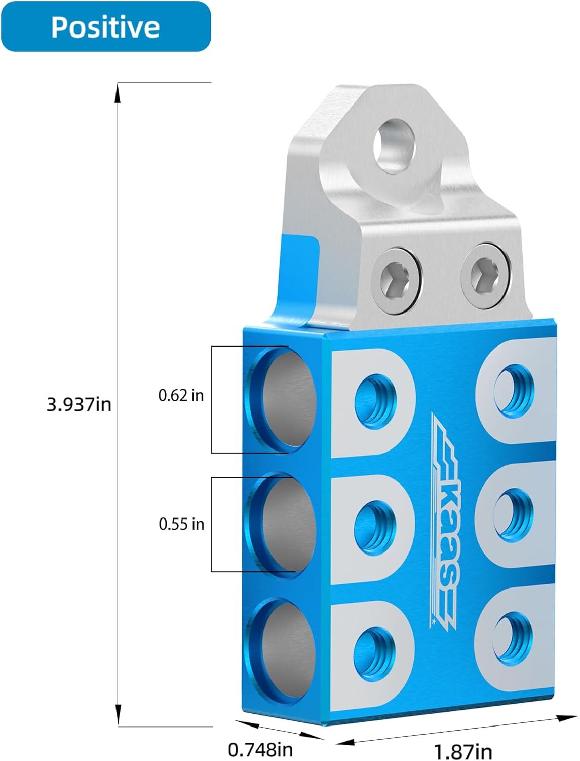 Heavy-Duty Battery Terminals – 8AWG to 4/0 AWG, with Interchangeable Heads M4…