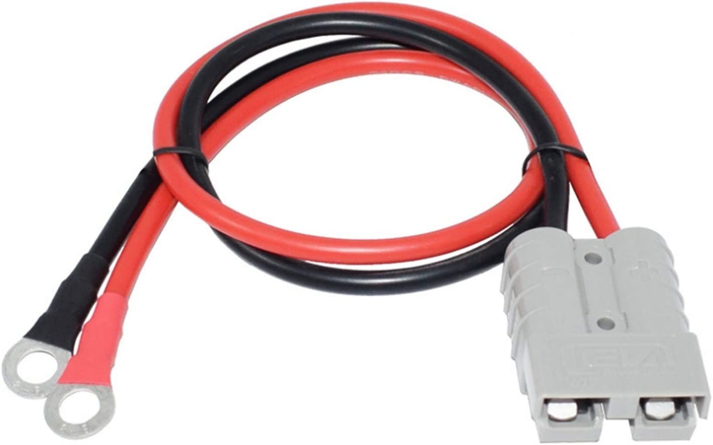 10AWG Battery Adapter Cable O Type Terminal 45A Connector 2m 6.5ft Length