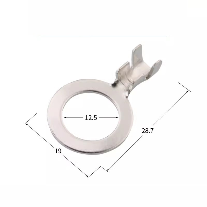 100pcs 12mm hardware automotive wiring terminal Grounding strip 6AWG DJ431-12C
