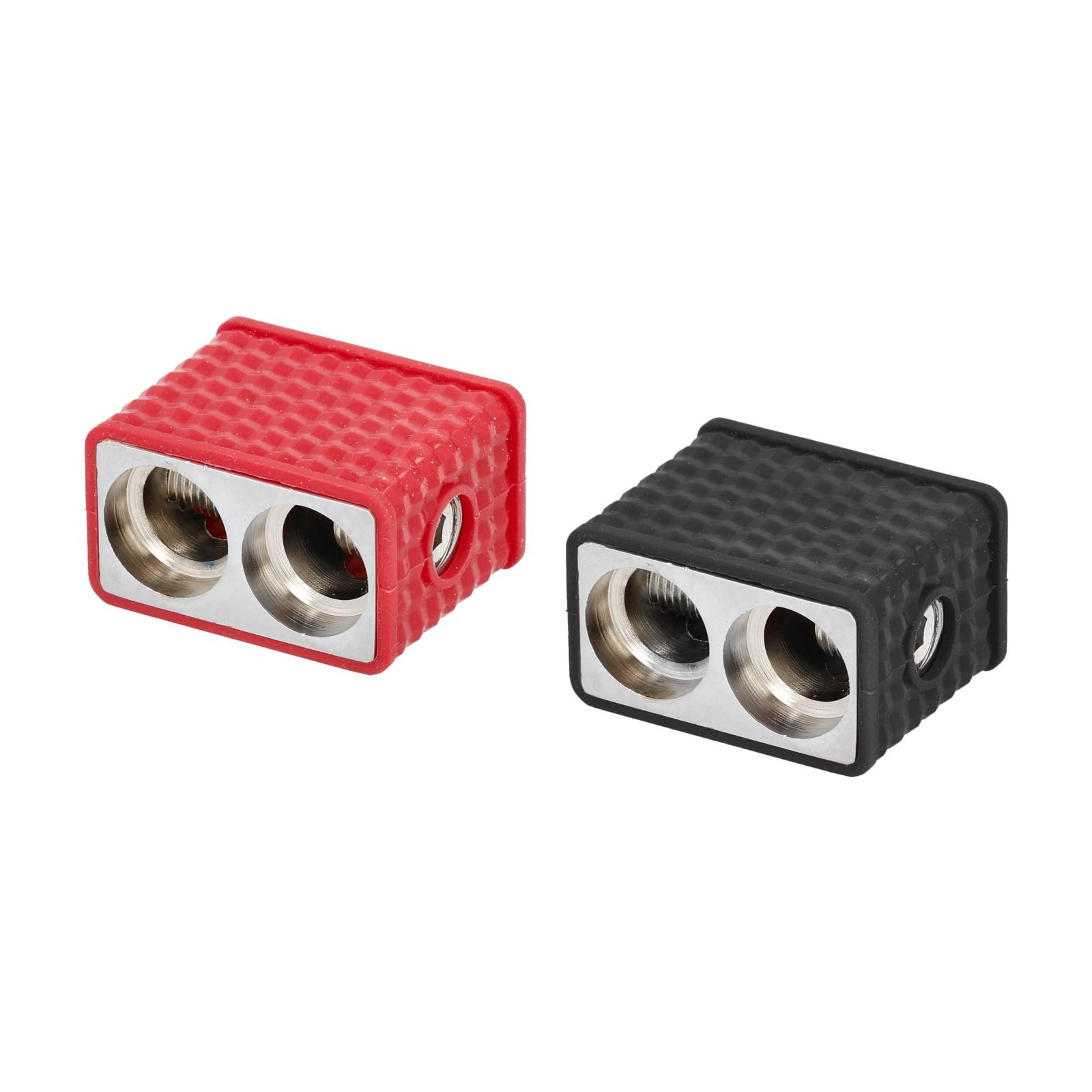 The Install Bay IBWRD04 Dual 1/0 AWG To 4 AWG Input Wire Reducers (Pair)