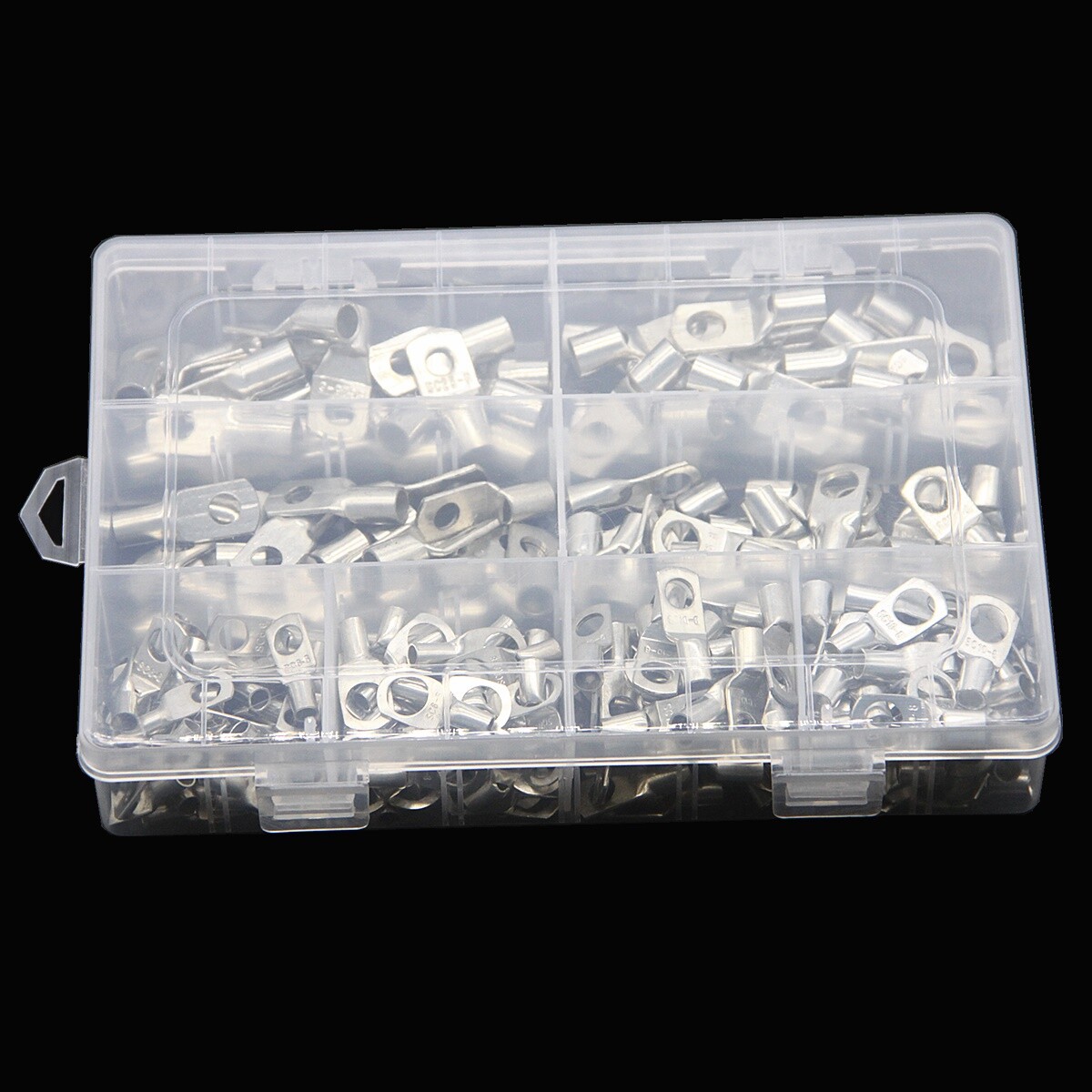 240X Assorted Automotive Copper Ring Lug Terminal Wire Cable Crimp Connector Kit
