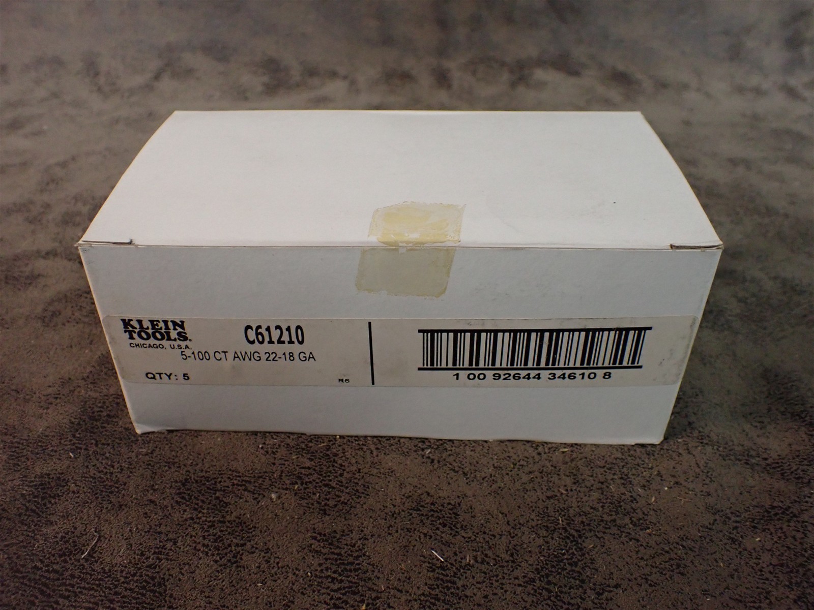 Klein/Vaco C61210 Insulated Ring Terminals 22-18 AWG, 5-100 Packs 500 Total G131