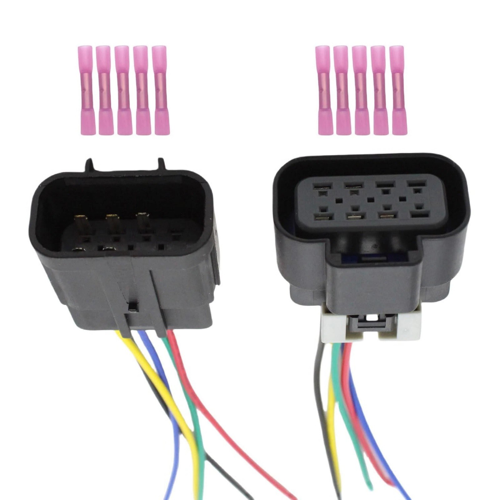 Brand New Male & Female Headlight Connector Harness For Halogen Headlights