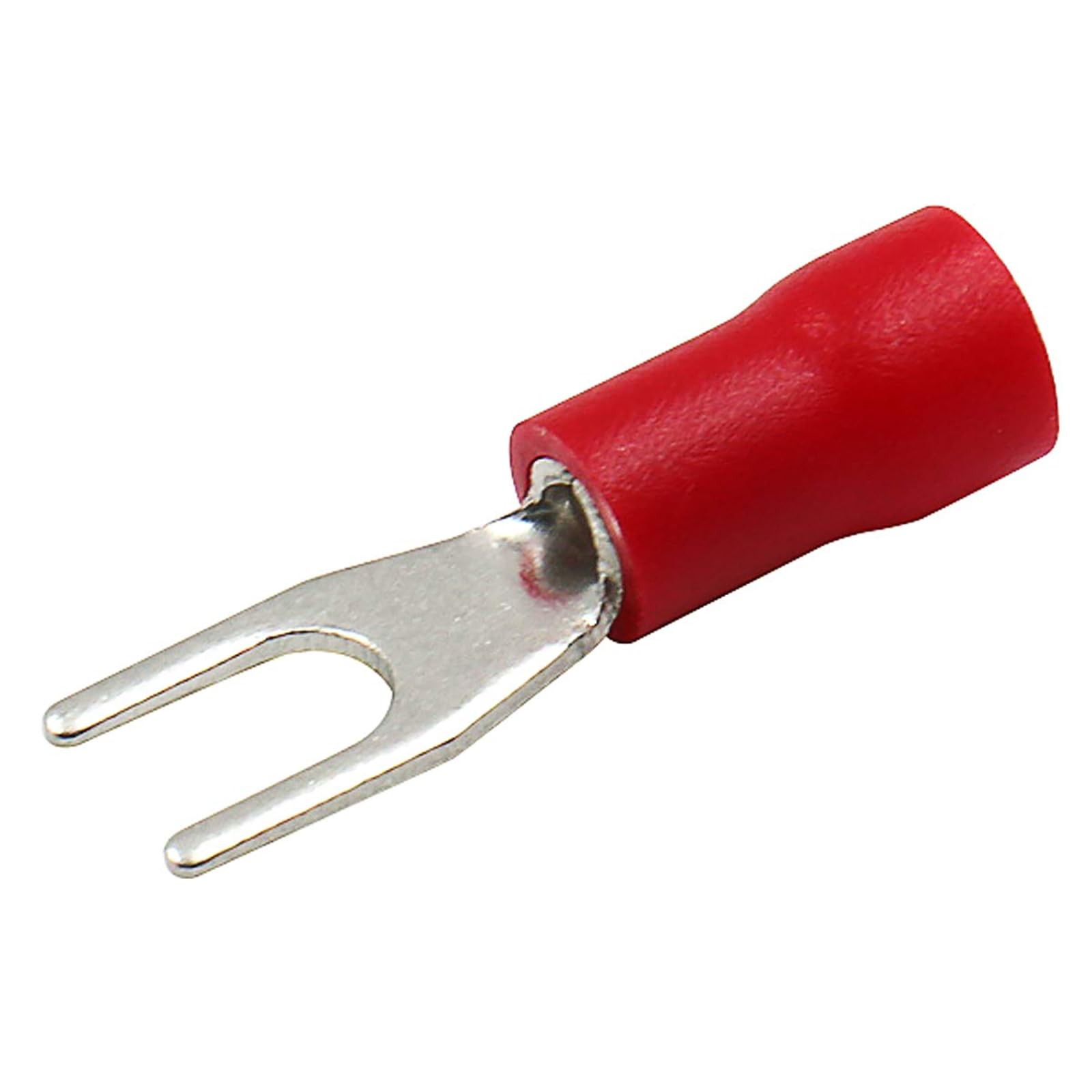 Baomain Fork Spade Terminal Connectors – Insulated, #6 Stud (3.7mm), 22-16 AW…