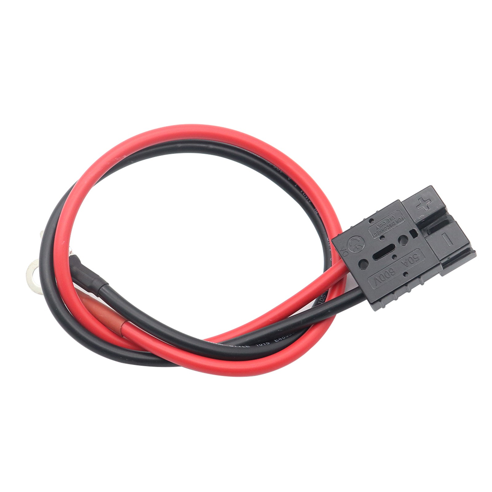 8AWG Battery Adapter Cable With O-Type Terminal And 50A Connector 50cm/19. AUBO